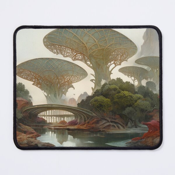 Item preview, Arboreal Echoes: The Whispering Bridge Beneath Canopy Dreams designed and sold by bloorose.