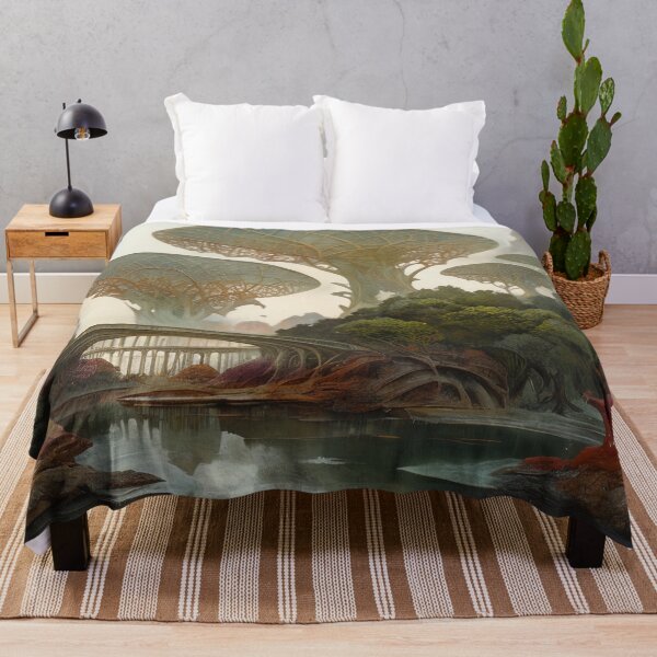 Item preview, Arboreal Echoes: The Whispering Bridge Beneath Canopy Dreams designed and sold by bloorose.