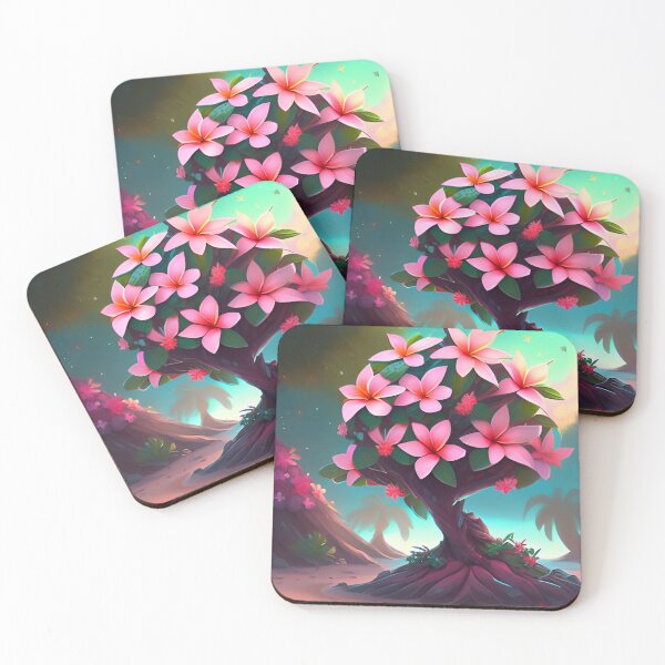 Item preview, Pink Plumeria Tree designed and sold by MARIALOSA P.