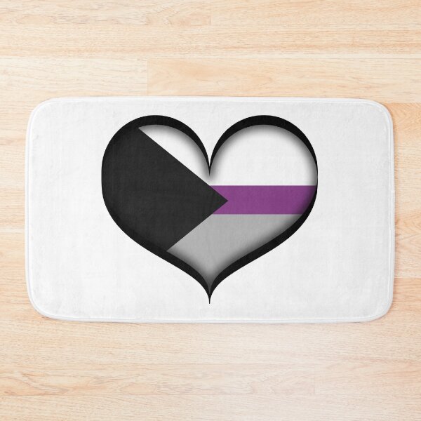 Item preview, Large Vector Heart in Demisexual Pride Flag Colors designed and sold by LiveLoudGraphic.