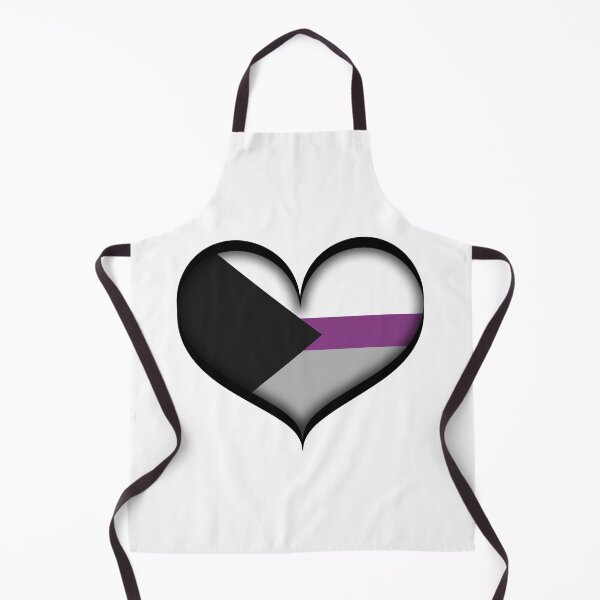Item preview, Large Vector Heart in Demisexual Pride Flag Colors designed and sold by LiveLoudGraphic.