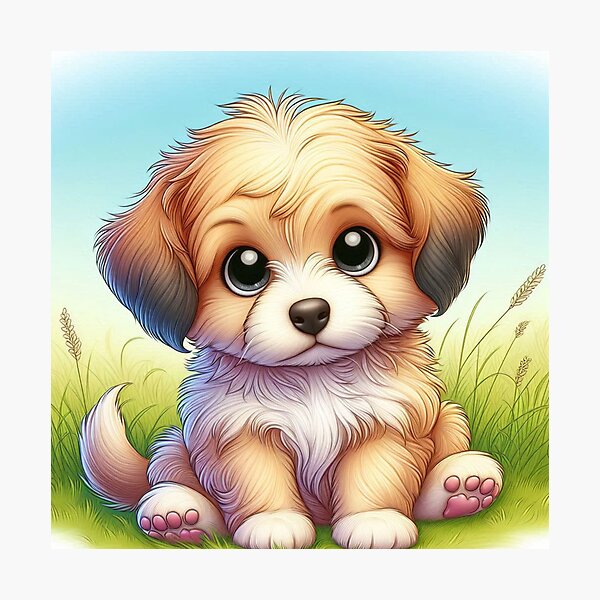 Item preview, cute puppy designed and sold by LonelyGirlShop.
