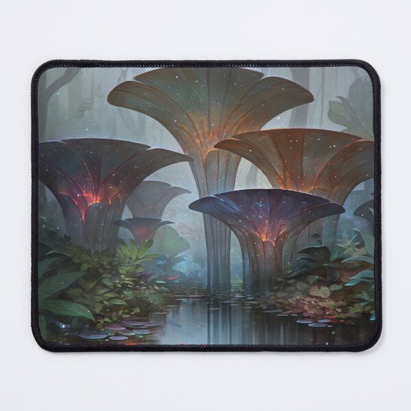 Item preview, Umbra Flora: The Whispering Bloom in the Gloaming Mire designed and sold by bloorose.