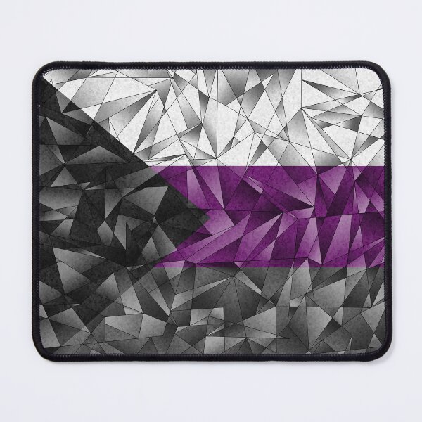 Item preview, Abstract Fractal Triangles Demisexual Pride Flag Pattern designed and sold by LiveLoudGraphic.