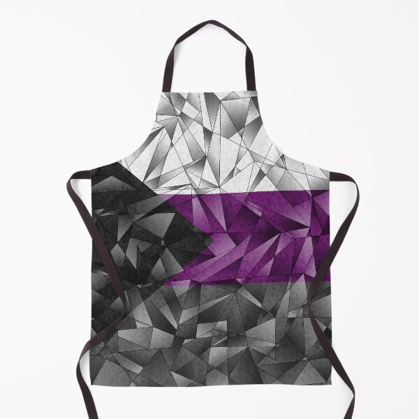 Item preview, Abstract Fractal Triangles Demisexual Pride Flag Pattern designed and sold by LiveLoudGraphic.