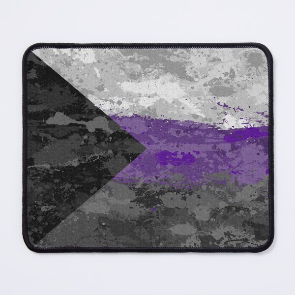 Item preview, Abstract Paint Splatter Demisexual Pride Flag Pattern designed and sold by LiveLoudGraphic.