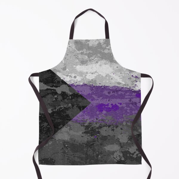 Item preview, Abstract Paint Splatter Demisexual Pride Flag Pattern designed and sold by LiveLoudGraphic.