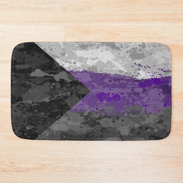 Item preview, Abstract Paint Splatter Demisexual Pride Flag Pattern designed and sold by LiveLoudGraphic.