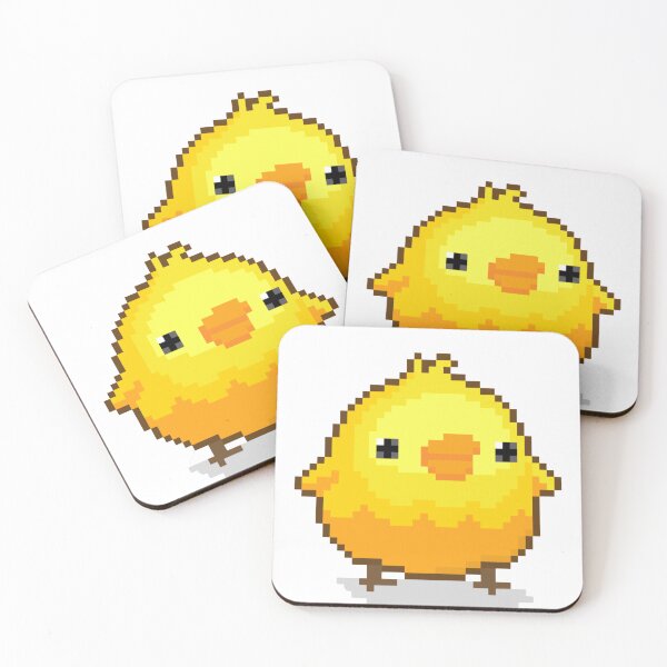 Item preview, Adorable Pixel Art Chick with Retro Charm designed and sold by K1llexx.