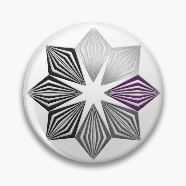 Item preview, Demisexual Pride Flag Colored Geometric Starburst designed and sold by LiveLoudGraphic.