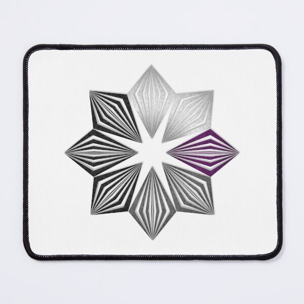 Item preview, Demisexual Pride Flag Colored Geometric Starburst designed and sold by LiveLoudGraphic.