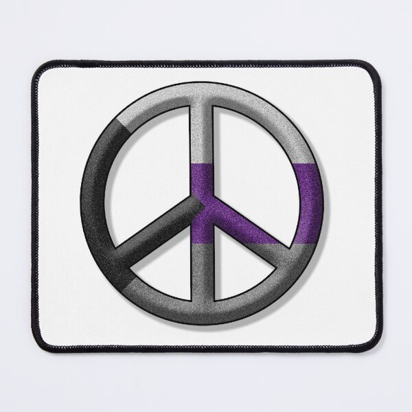 Item preview, Peace Pride design in Demisexual pride flag colors designed and sold by LiveLoudGraphic.