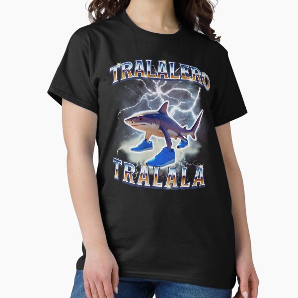 Artikel-Vorschau von Tralalero Tralala Lustiges Meme Hai Retro Bootleg Memes, designt und verkauft von inkygreenshop.