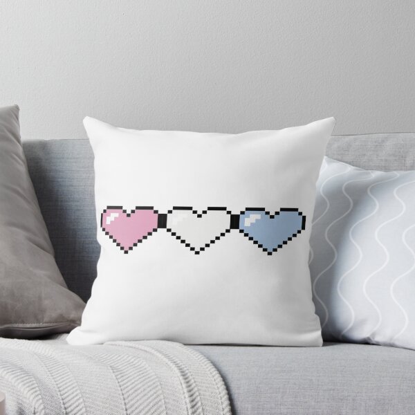 Item preview, Pixel hearts trans pride designed and sold by MahouBoyStudios.