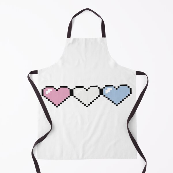 Item preview, Pixel hearts trans pride designed and sold by MahouBoyStudios.