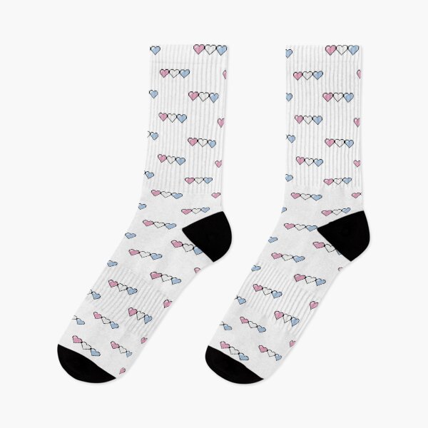 Item preview, Pixel hearts trans pride designed and sold by MahouBoyStudios.
