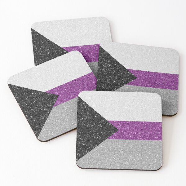 Item preview, Faux Glitter Demisexual Pride Flag Background designed and sold by LiveLoudGraphic.