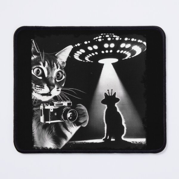 Item preview, Cat Finds Alien Cat designed and sold by wildjellybeans.