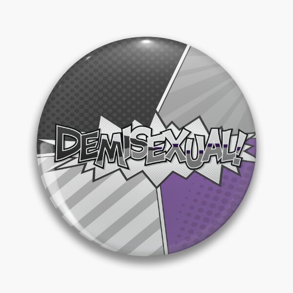 Artikelvorschau, Halbton-Demisexual-Pride-Typografie mit Flaggenhintergrund entworfen und verkauft von LiveLoudGraphic.