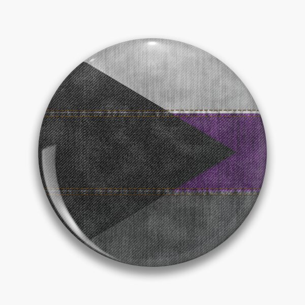 Item preview, Denim Textured Seamless Demisexual Pride Flag Pattern designed and sold by LiveLoudGraphic.