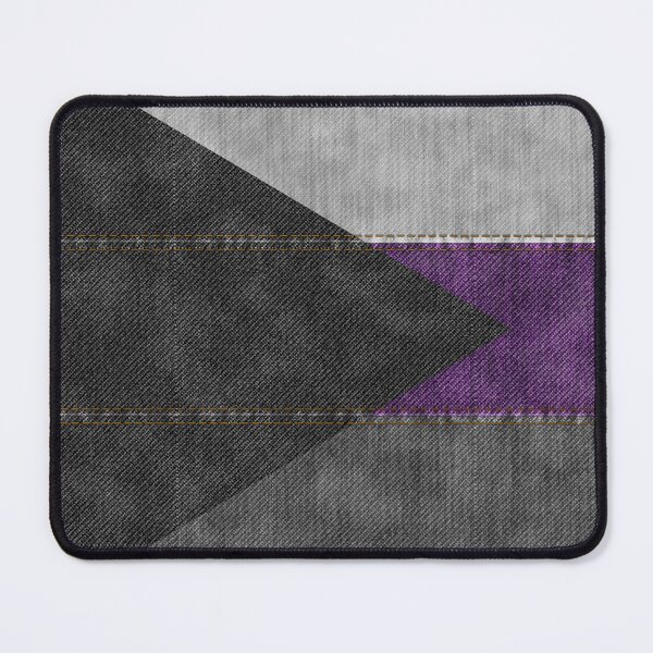 Item preview, Denim Textured Seamless Demisexual Pride Flag Pattern designed and sold by LiveLoudGraphic.