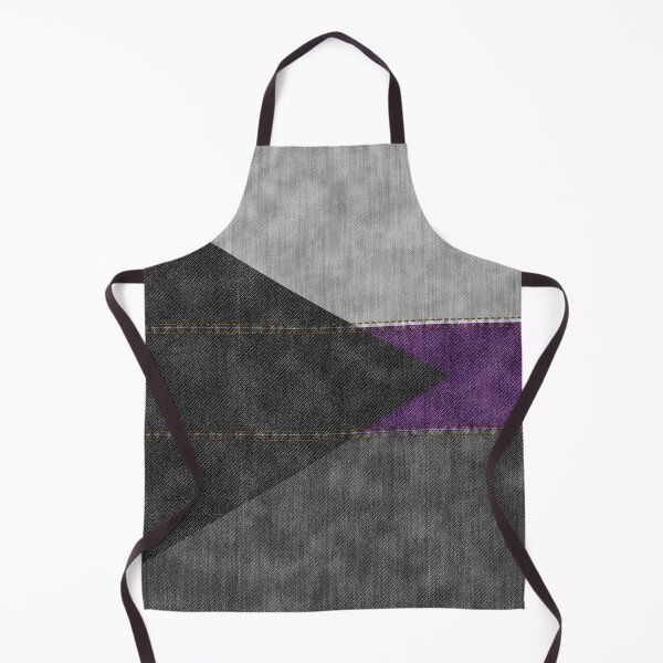 Item preview, Denim Textured Seamless Demisexual Pride Flag Pattern designed and sold by LiveLoudGraphic.