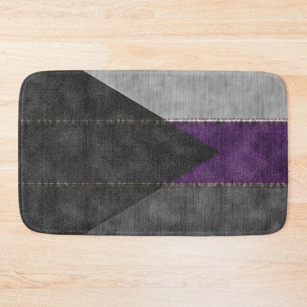 Item preview, Denim Textured Seamless Demisexual Pride Flag Pattern designed and sold by LiveLoudGraphic.
