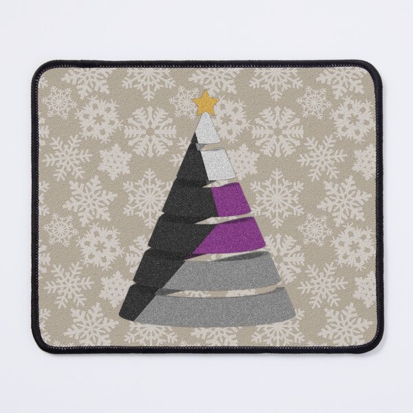 Item preview, Large Spiral Demisexual Pride Flag Christmas Tree Vector designed and sold by LiveLoudGraphic.