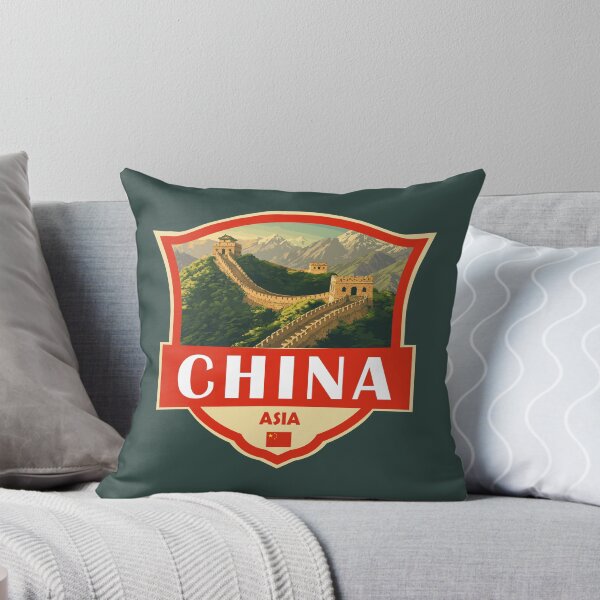 Item preview, China Illustration Retro Badge designed and sold by KrisSidDesigns.
