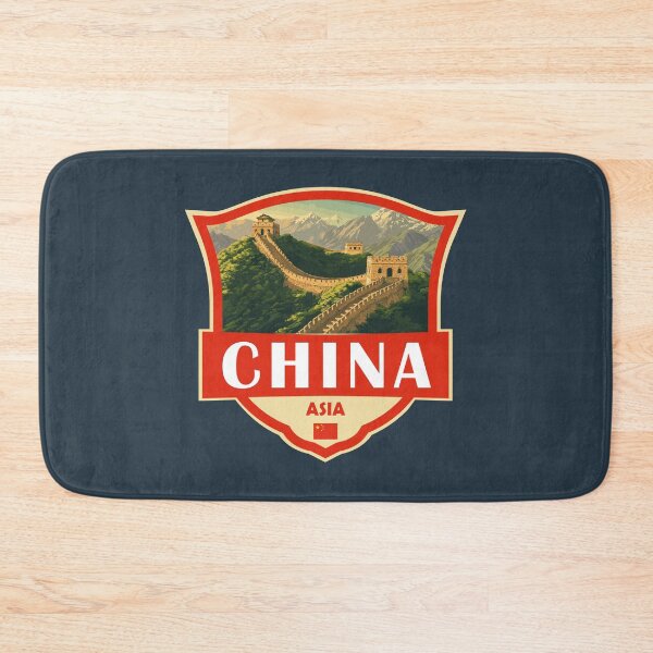 Item preview, China Illustration Retro Badge designed and sold by KrisSidDesigns.