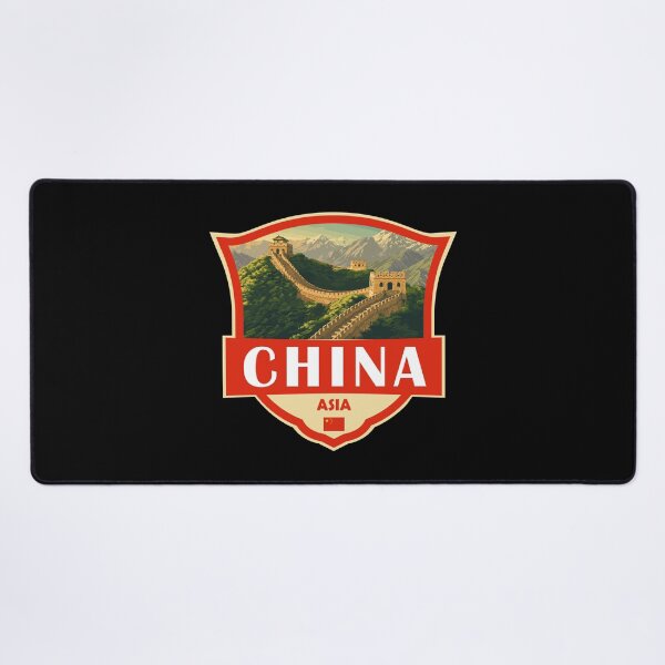 Item preview, China Illustration Retro Badge designed and sold by KrisSidDesigns.