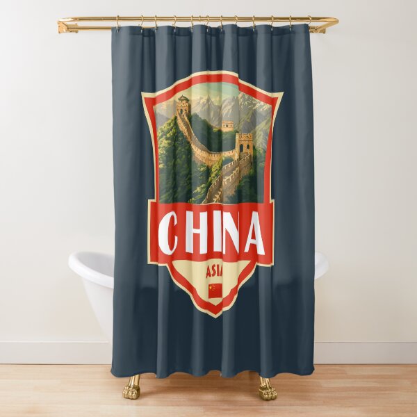 Item preview, China Illustration Retro Badge designed and sold by KrisSidDesigns.