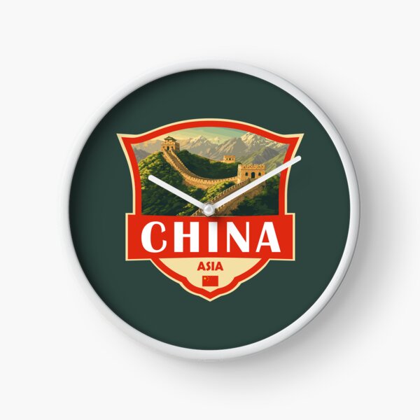 Item preview, China Illustration Retro Badge designed and sold by KrisSidDesigns.