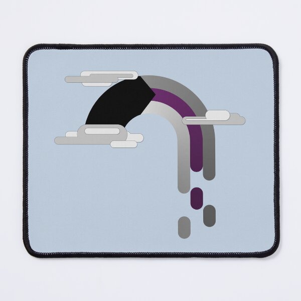 Item preview, Demisexual Pride Flag Minimalist Drip Rainbow Design designed and sold by LiveLoudGraphic.