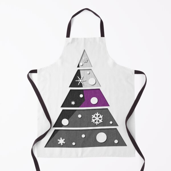 Item preview, Minimalist Christmas Tree in Demisexual Pride Flag Colors designed and sold by LiveLoudGraphic.