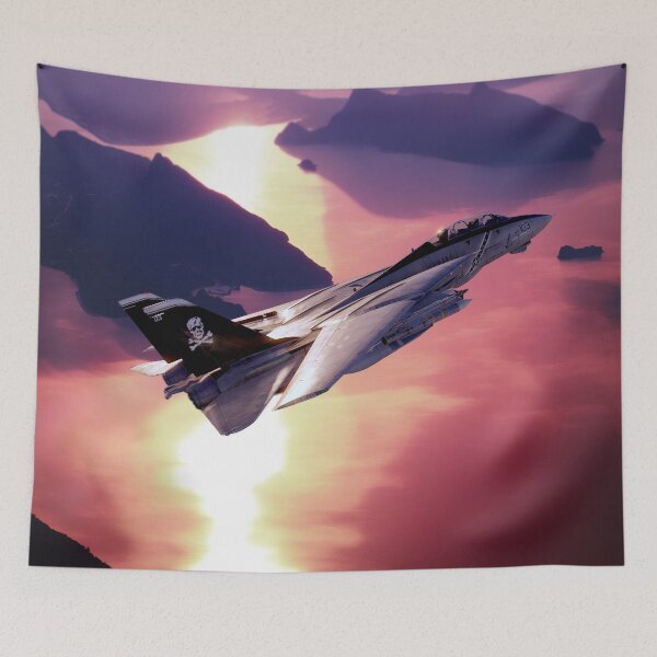 Item preview, F14 Tomcat - Sunset over the ocean designed and sold by CoolCarVideos.