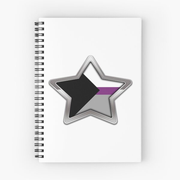 Item preview, Large Demisexual Pride Flag Colored Star with Chrome Frame designed and sold by LiveLoudGraphic.