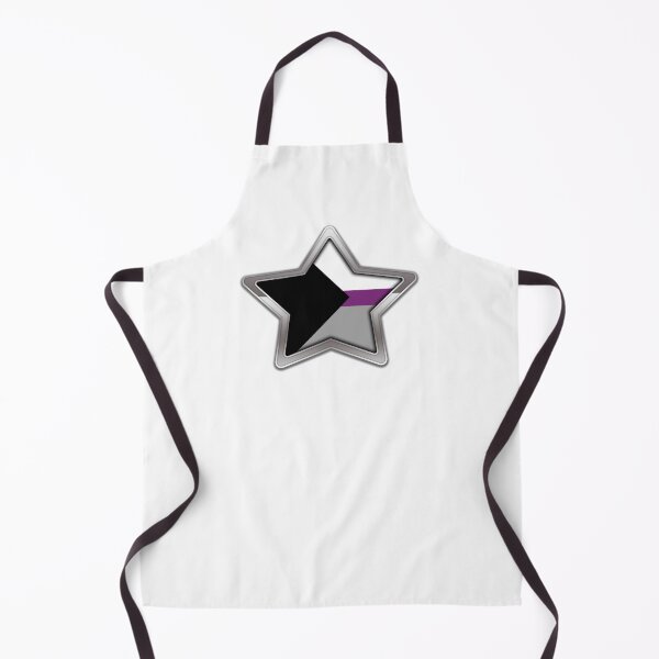 Item preview, Large Demisexual Pride Flag Colored Star with Chrome Frame designed and sold by LiveLoudGraphic.
