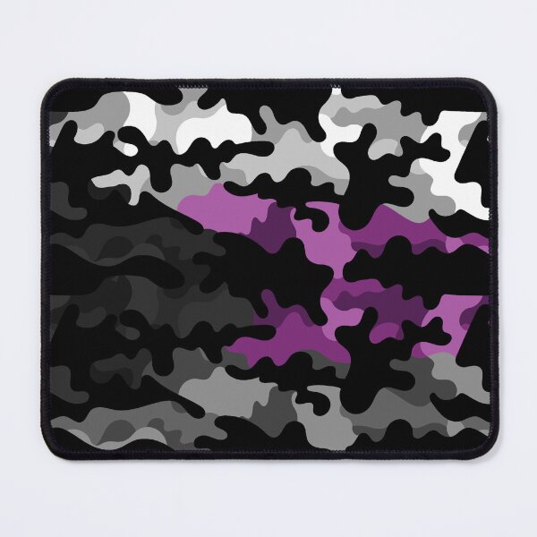 Item preview, Seamless Repeating Camouflage Textured Demisexual Pride Flag Pattern designed and sold by LiveLoudGraphic.
