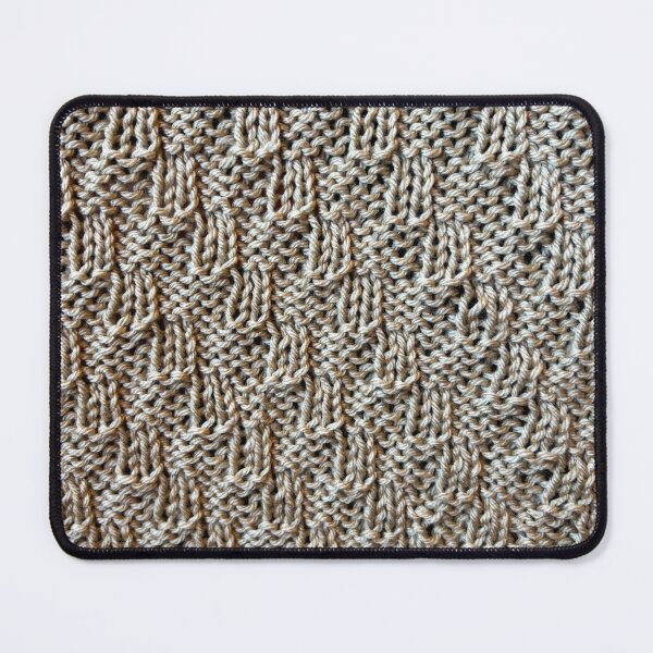 Item preview, tan diagonal tan blocks designed and sold by thebentknitter.