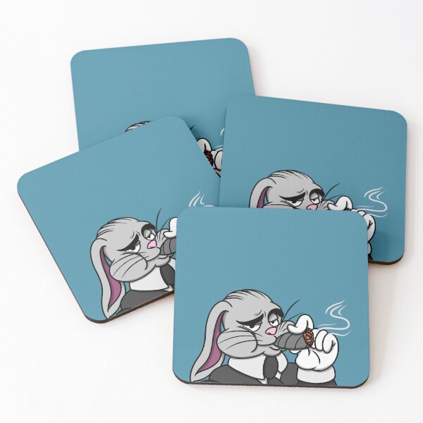Item preview, Quirky Cartoon Rabbit with Cigar designed and sold by avellis illustrations.
