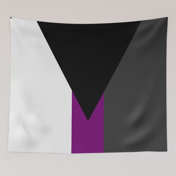 Item preview, Vertical Repeating Demisexual Pride Flag Pattern designed and sold by LiveLoudGraphic.