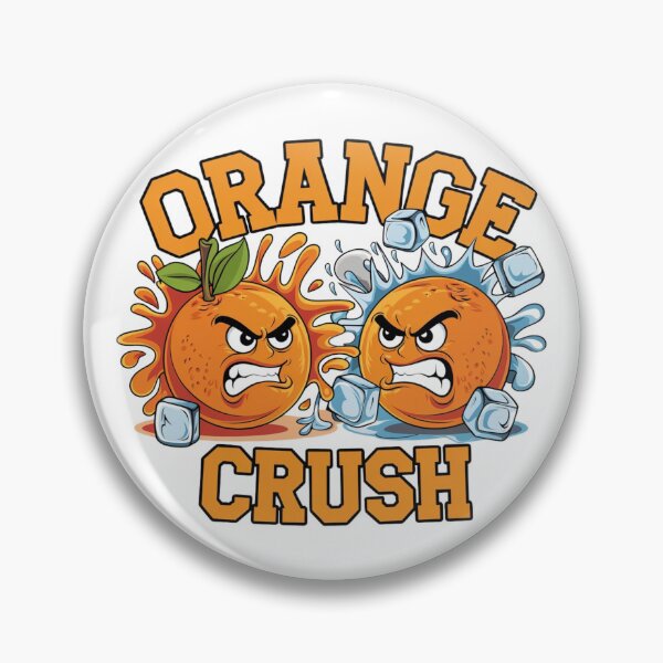Item preview, Orange Crush - cartoonish oranges with exaggerated expressions designed and sold by SplashPixel.