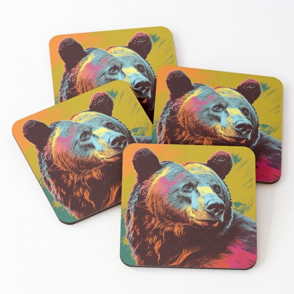 Item preview, Black Bear Popart designed and sold by RedHandedOD.