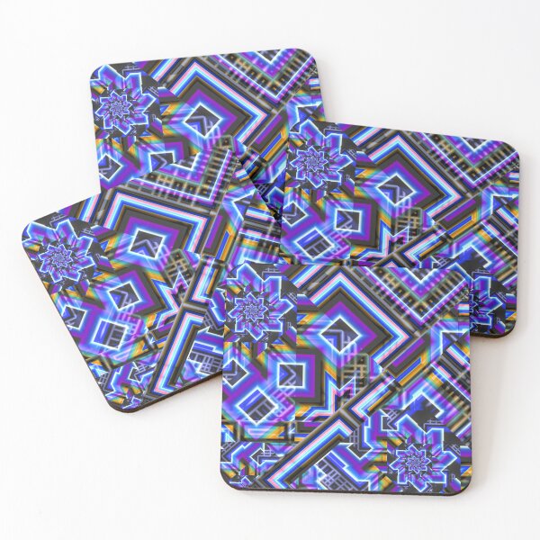 Item preview, Cybernetic Kaleidoscope: The Neon Labyrinth of Glitch designed and sold by bloorose.