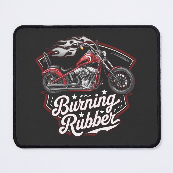 Item preview, Burnt rubber. Passion for motorcycles. designed and sold by FusiTink.