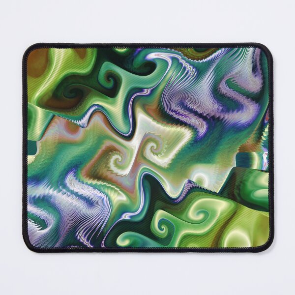 Item preview, Veridian Flow: The Whispering Currents of Psychedelic Swirl designed and sold by bloorose.