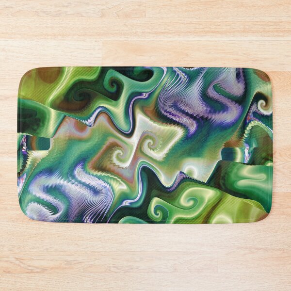 Item preview, Veridian Flow: The Whispering Currents of Psychedelic Swirl designed and sold by bloorose.