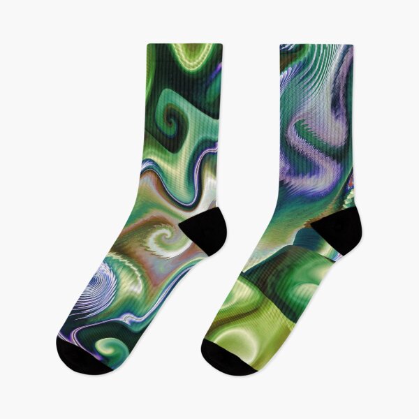 Item preview, Veridian Flow: The Whispering Currents of Psychedelic Swirl designed and sold by bloorose.