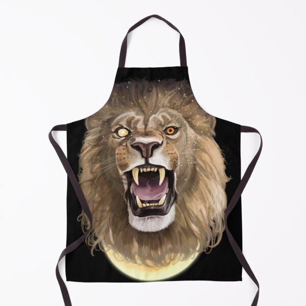 Item preview, Moon Lion With Stars, Painting 1 of 2 designed and sold by AK-Hevonen.
